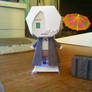 Ginko from Mushi-shi papercraft