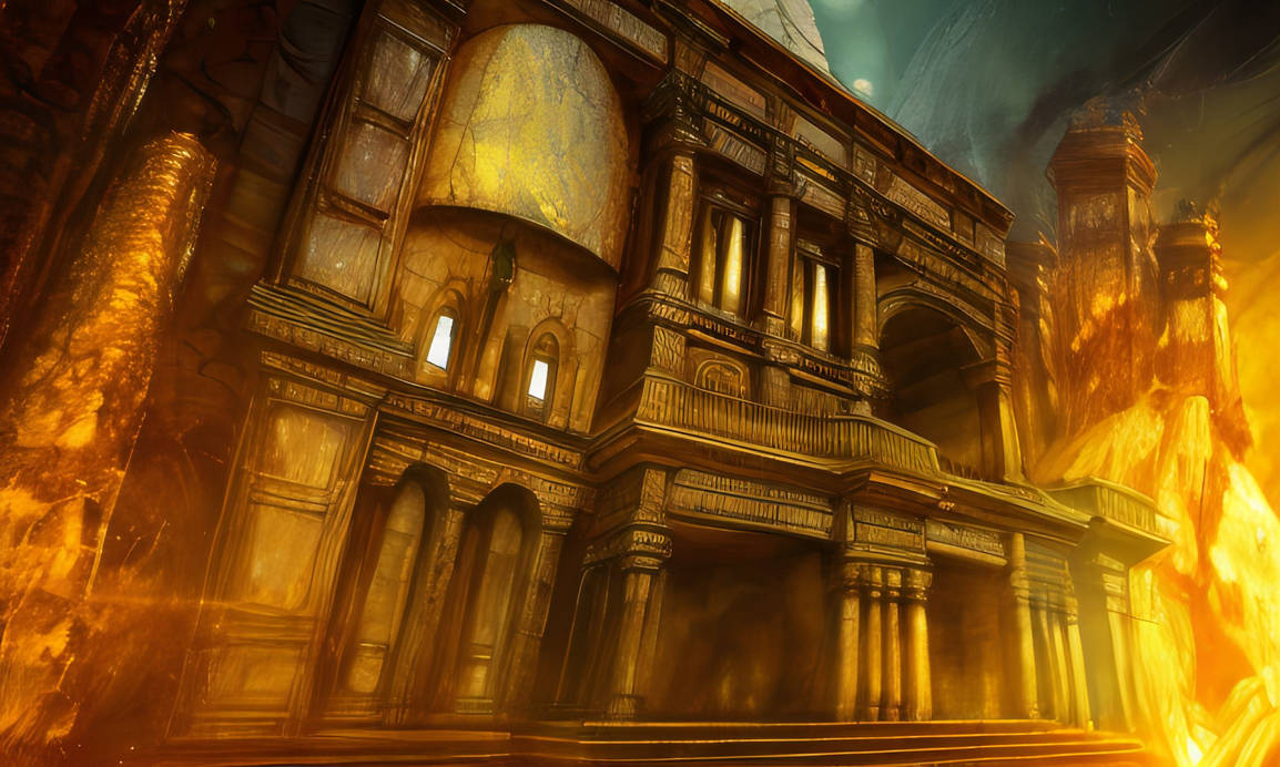 Falling Edifice Underground Edifice by KnightlyFrog6 on DeviantArt