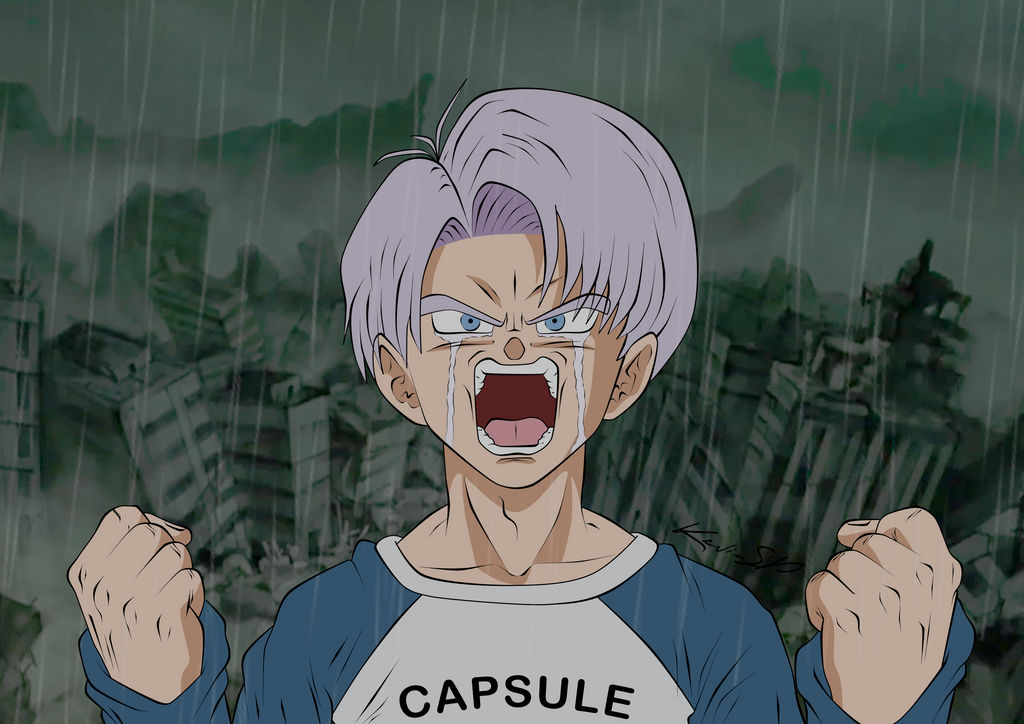 FUTURE TEEN TRUNKS SAD by KVNIlustracion on DeviantArt