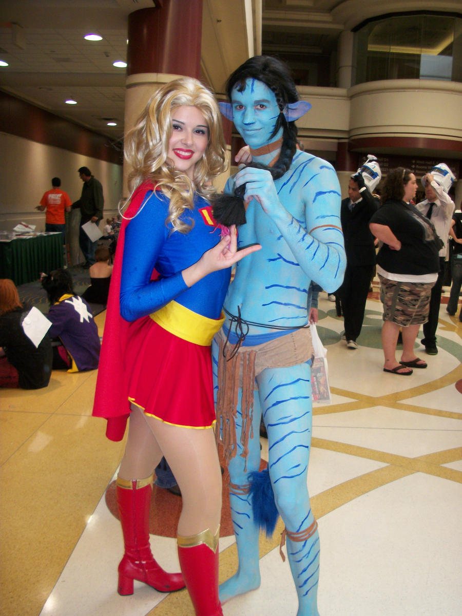 Avatar and Supergirl by DartFeld on DeviantArt