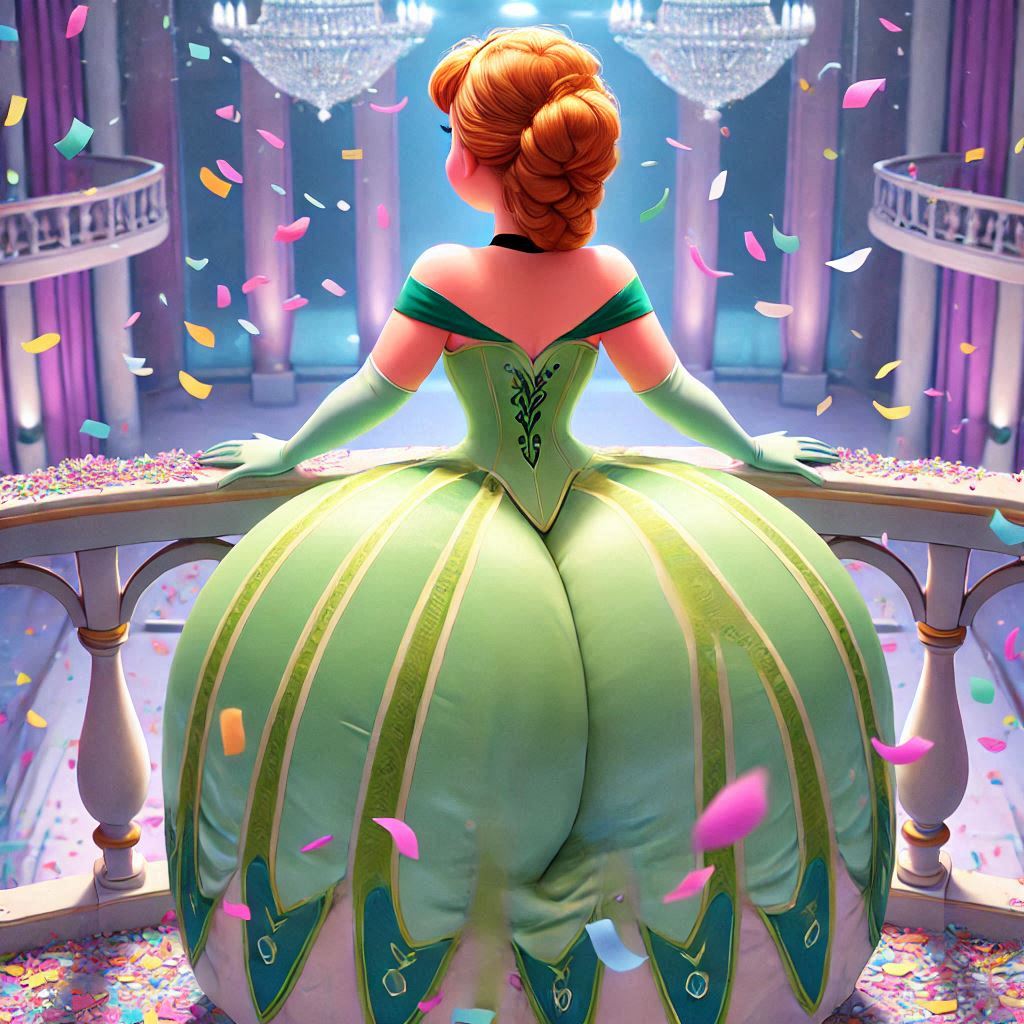 Frozen Inflation Deviantart Princess Anna butt expansion! by Strawberry7621 on DeviantArt