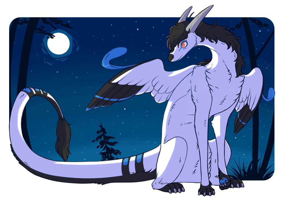 Moon Rabbit Dragon Moon dragon by Henzypoo on DeviantArt