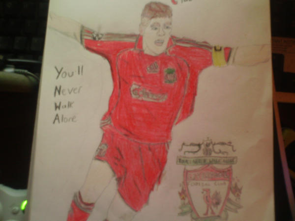 Steven Gerrard - Art HW - LFC