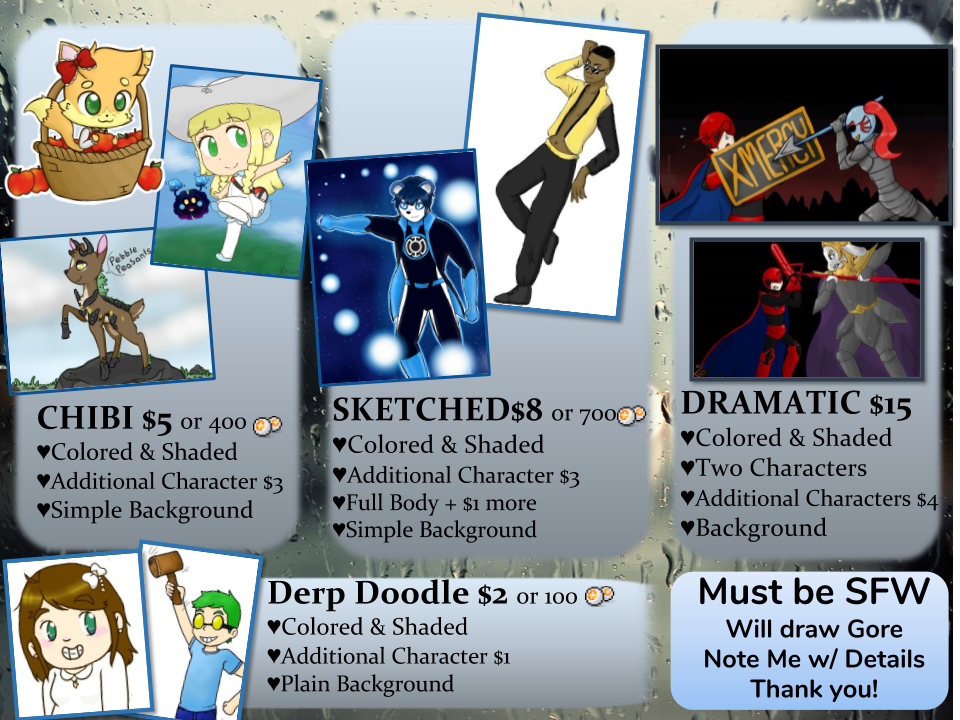 Commissions Open! Points or Paypal by DrizzleDaydream