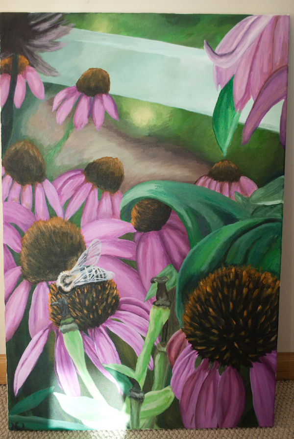 Cone Flowers_Acrylic