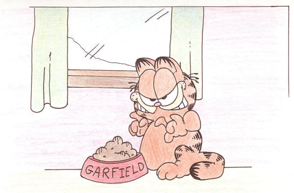 Garfield Attacking Garfield about to attack by NeliaVB on DeviantArt