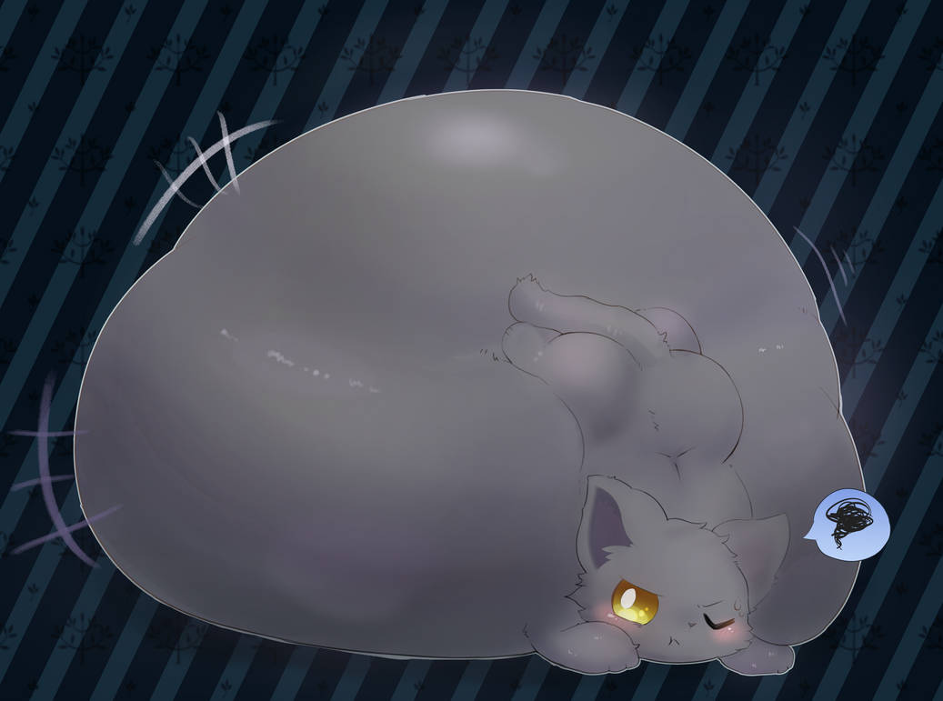 Cat Inflation Explosion cat inflation challenge 01 black cat by koujikouji326 on DeviantArt
