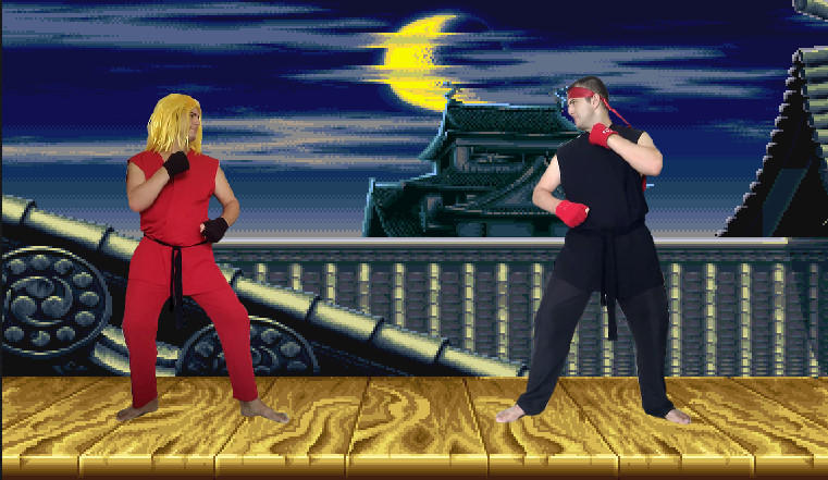 Kev Ryu Ken vs Evil Ryu by CanerAkcay on DeviantArt
