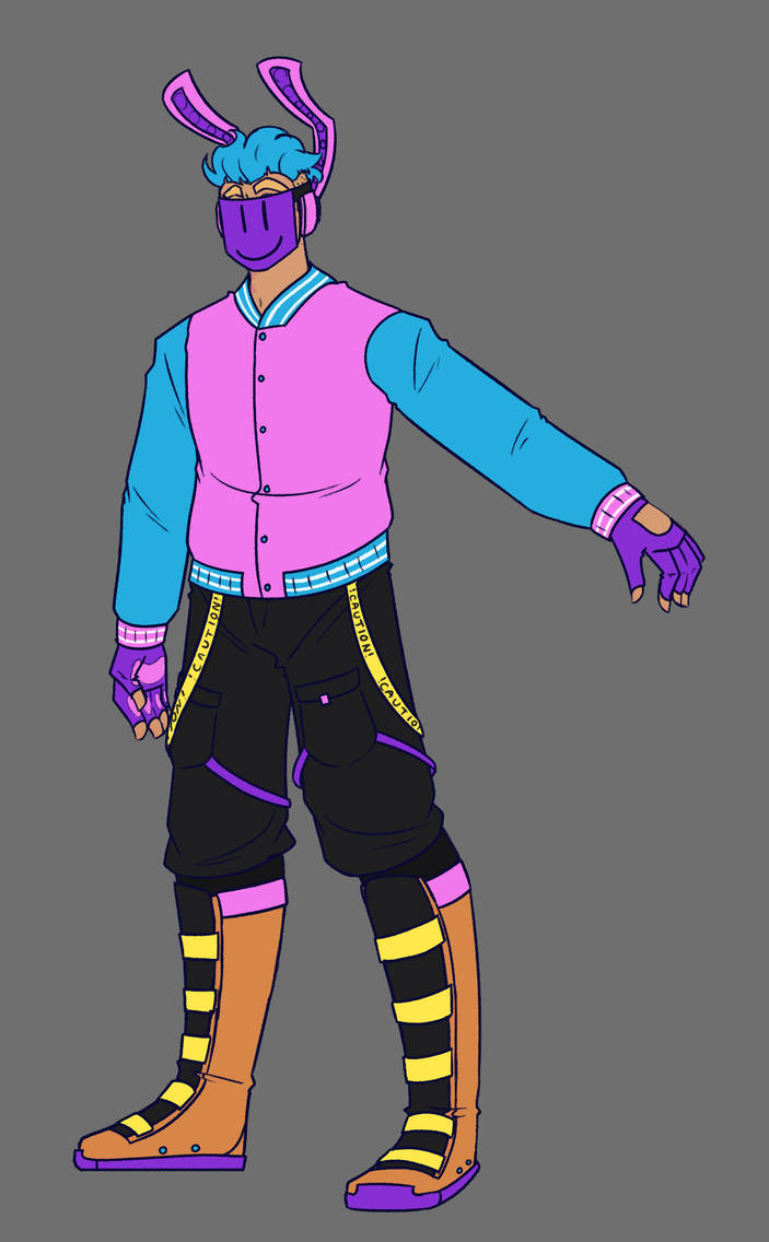 Neon Rabbit Redesign 2022 by SeagullKing on DeviantArt