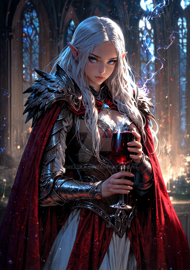 White Elf Queen Robe Drezzila User Profile | DeviantArt