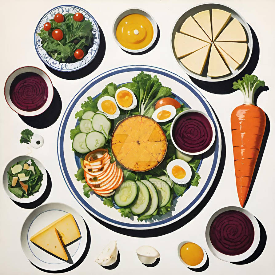 White Table And Vegetables By MeaHau On DeviantArt white-table-and-vegetables-by-meahau-on-deviantart