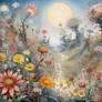 Midnight floral garden