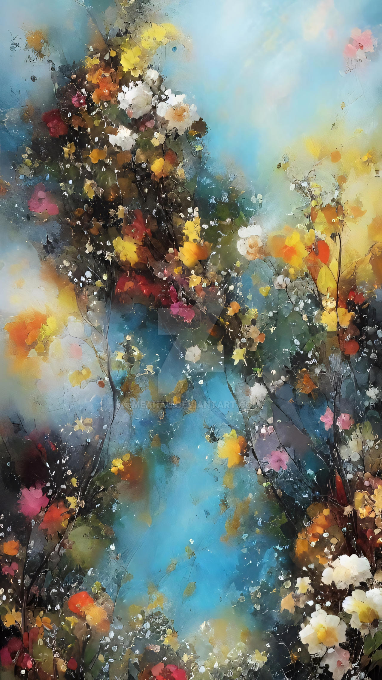 Dreamscape Garden: Azure Flow