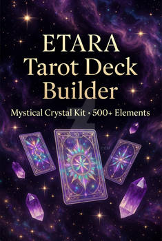 ETARA Tarot Deck Builder. Mystical Crystal Kit