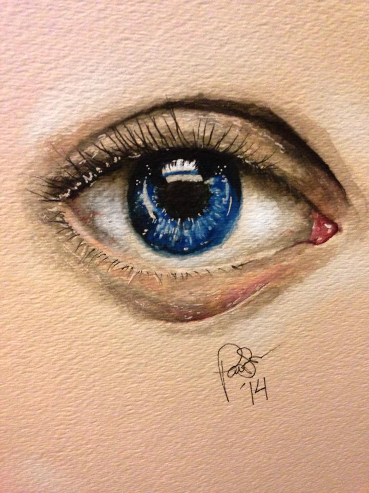 Eye watercolor