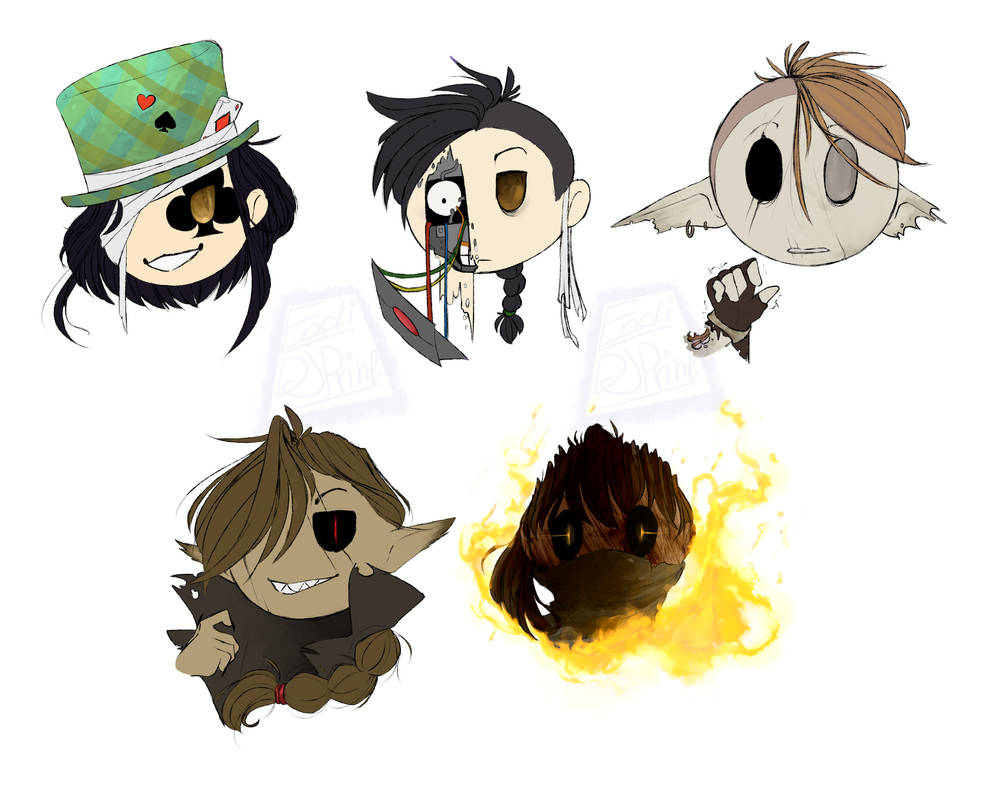 Ocs Sticker Halloween OCs stickers (I guess) by EndiDjPrime on DeviantArt