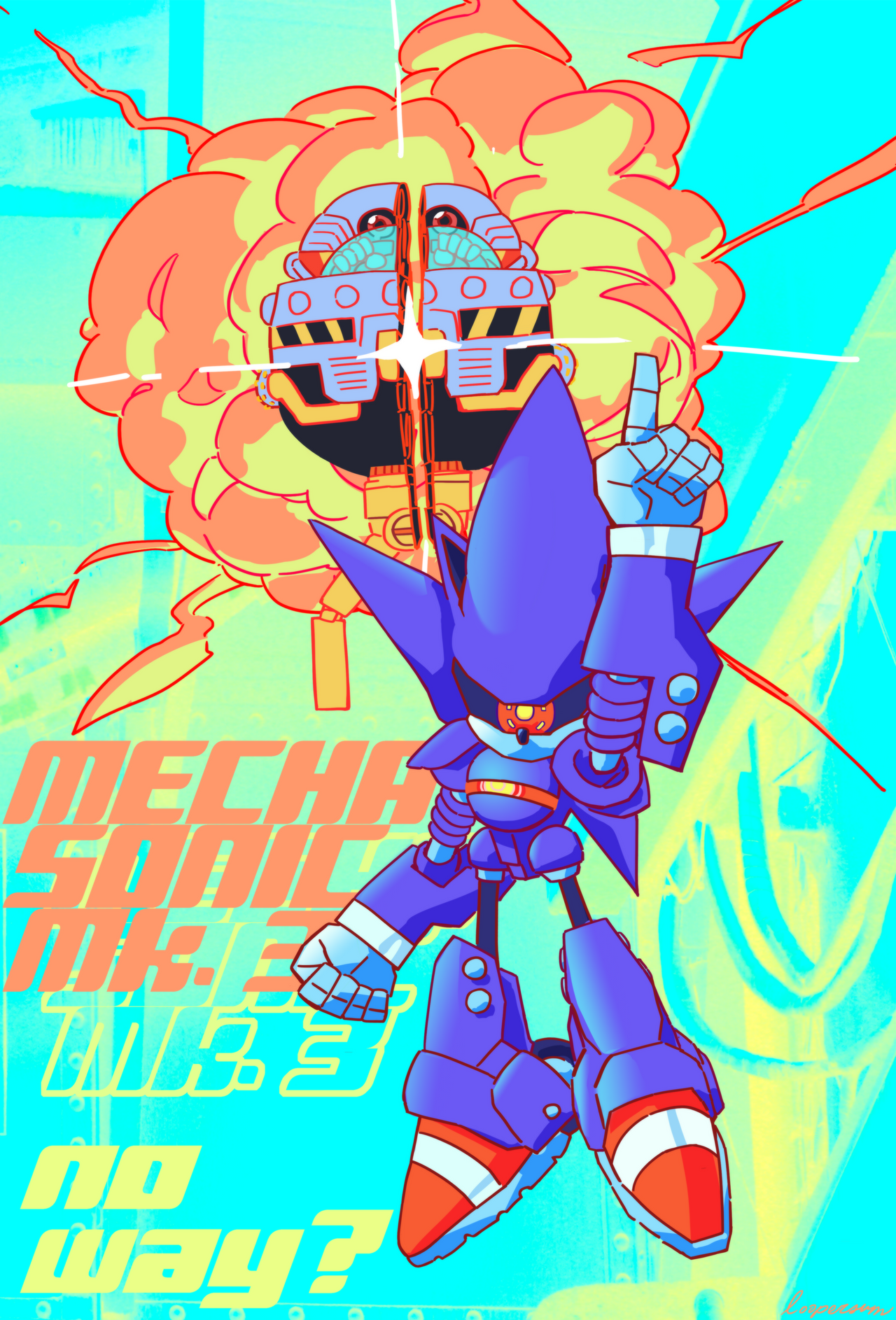 Mecha Sonic Mk. 3 by burgerterror on DeviantArt