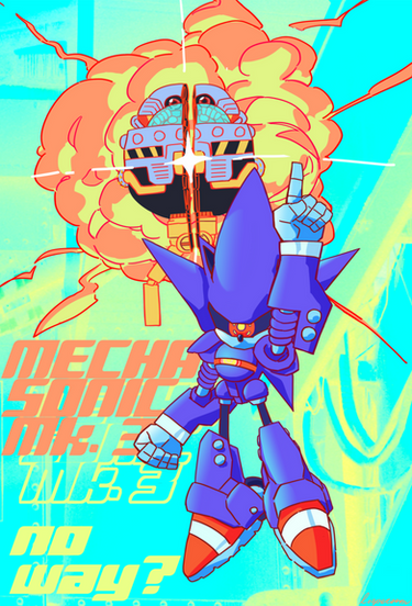 Mecha Sonic (Sonic Mania Adventures Style) by GardePickle on DeviantArt