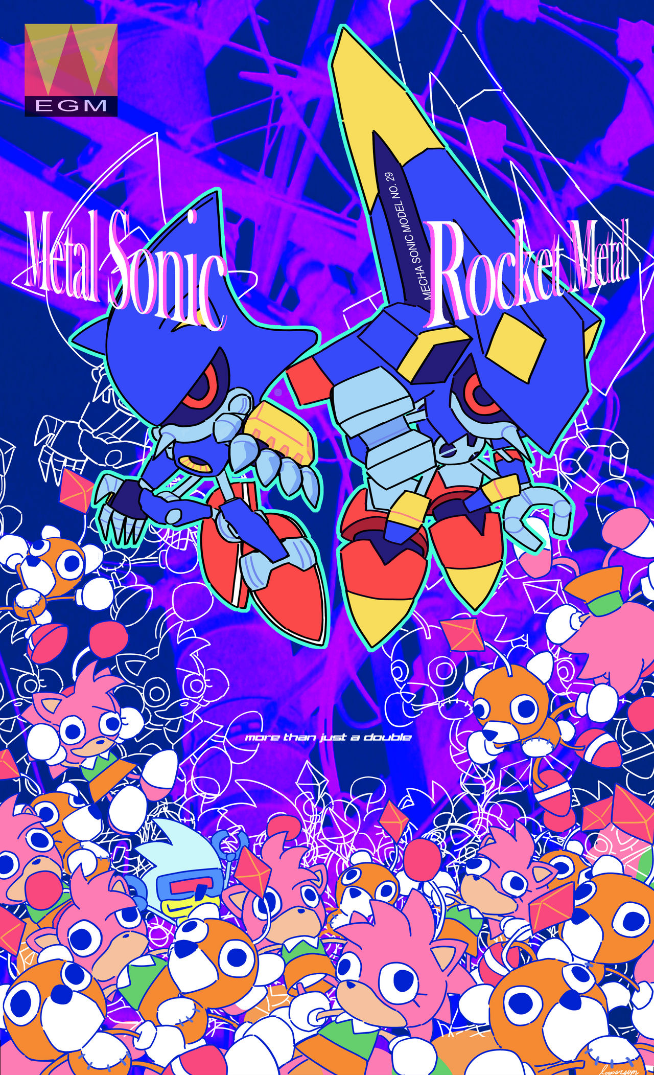 Metal Sonic and Rocket Metal by burgerterror on DeviantArt