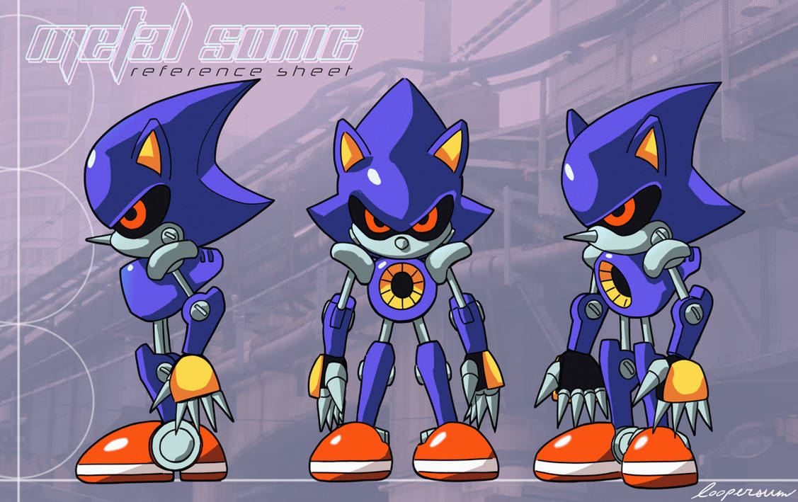 Metal Sonic Turnaround by burgerterror on DeviantArt