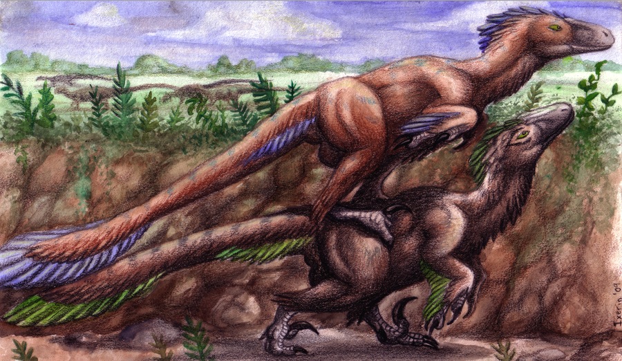 You are what you eat: Deinonychus by EWilloughby on DeviantArt