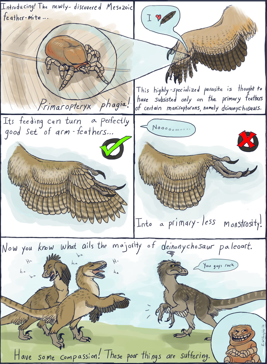 You are what you eat: Deinonychus by EWilloughby on DeviantArt