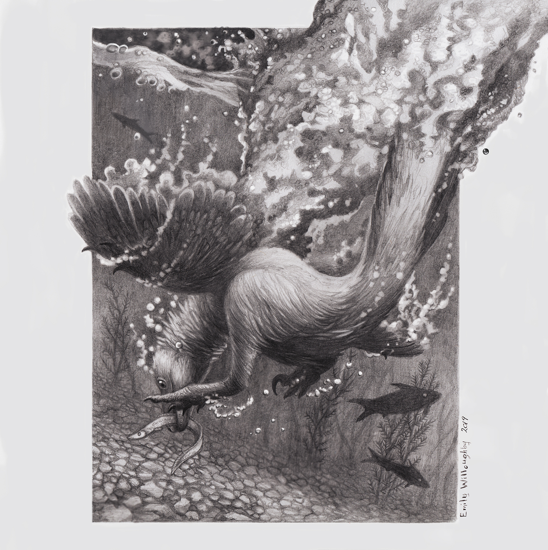 Deinonychus Dives by EWilloughby on DeviantArt