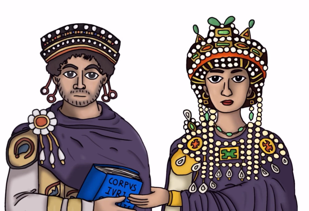Justinian and Theodora simple digital art by byzansimp on DeviantArt