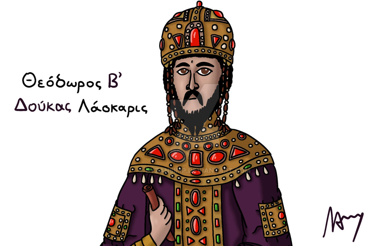 Emperor Theodoros II Doukas Laskaris digital art by byzansimp on DeviantArt