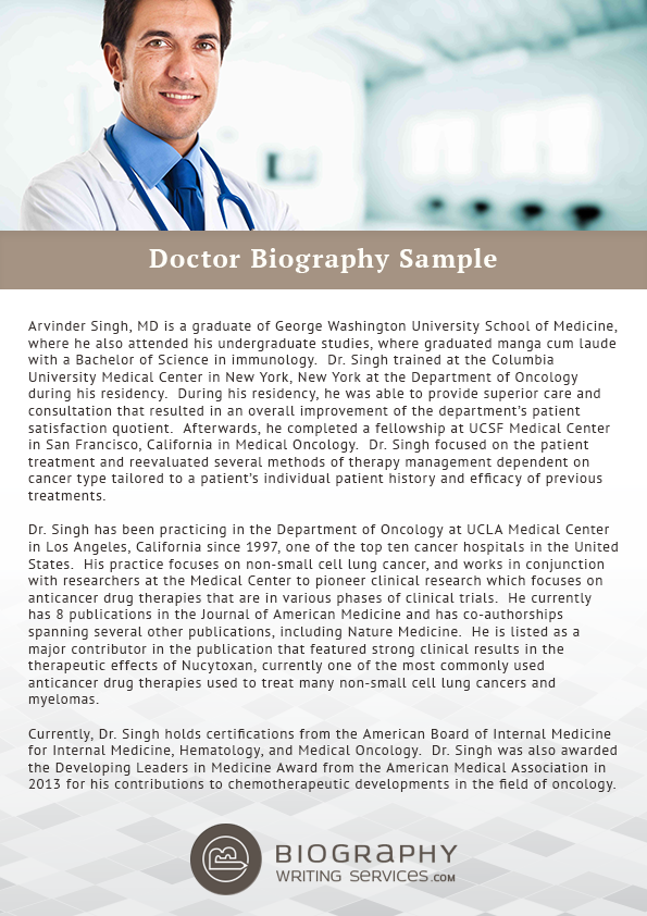 Doctor Biography Sample By BestBiographySamples On DeviantArt doctor-biography-sample-by-bestbiographysamples-on-deviantart