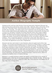 Script Biography Example BestBiographySamples (Best Biography Samples) | DeviantArt