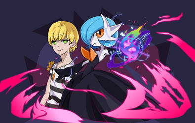 Ex Champion Seti and Mega Gardevoir