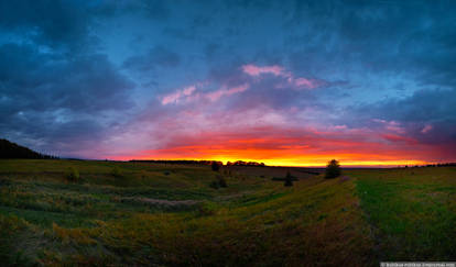 Sunset in Ukraine