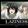 Laziness- Death Note