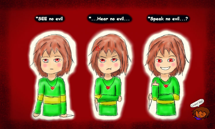 See No Evil Chara Version By Clive4everlegal On Deviantart