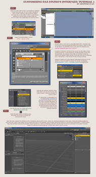 Customizing DAZ Studio Interface: Tutorial 1