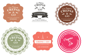 Crepas and Go Logo set