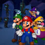 Mario and co. Trapped in Cave Redone