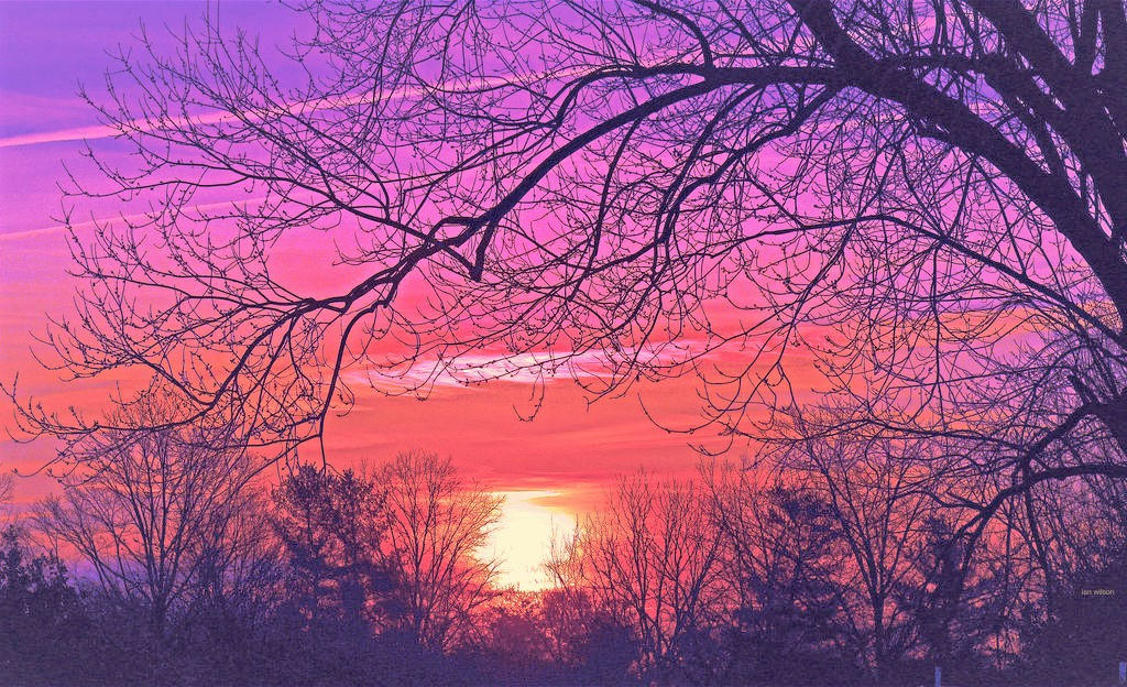 Sunset Spring Colors colorful sunrise of spring by IWilsonArt on DeviantArt