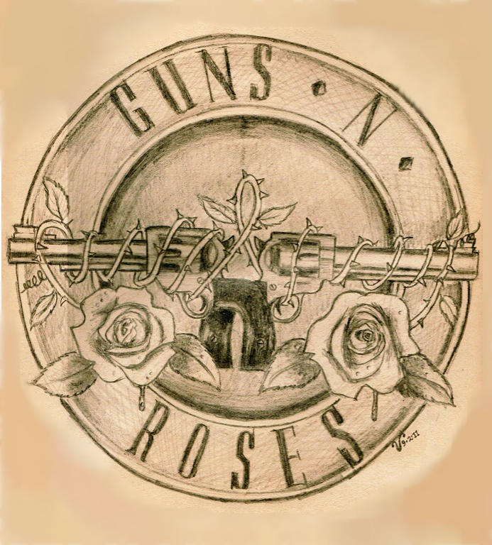 Guns N' Roses logo by VRocketQueen on DeviantArt
