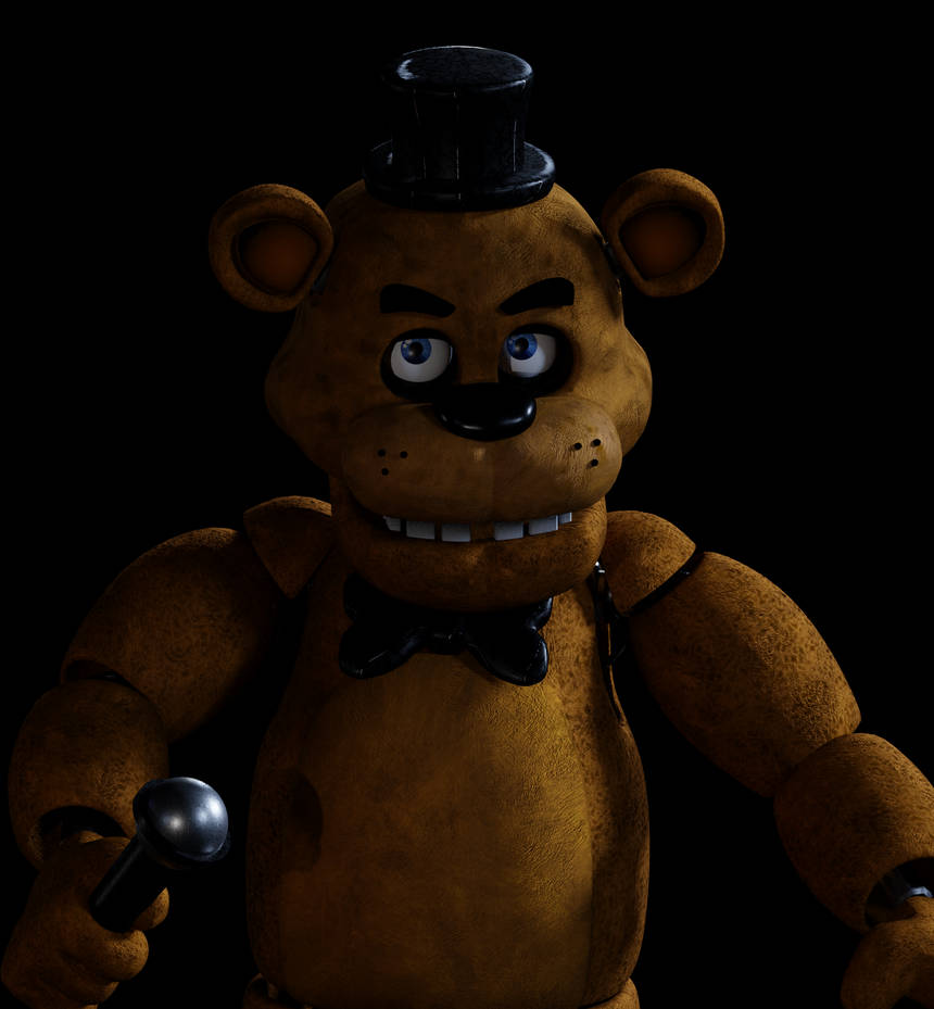 Freddy fazbear portrait render by cjpowell on DeviantArt