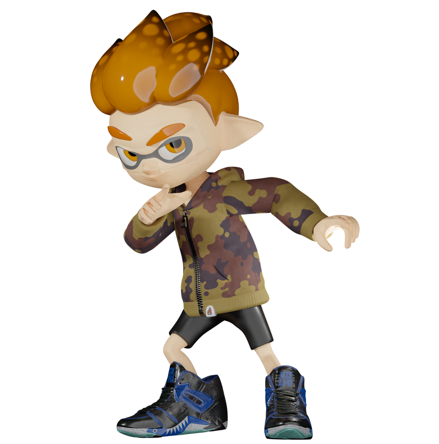 Splatoon 2 Red Inkling Splatoon inkling 2 by cjpowell on DeviantArt
