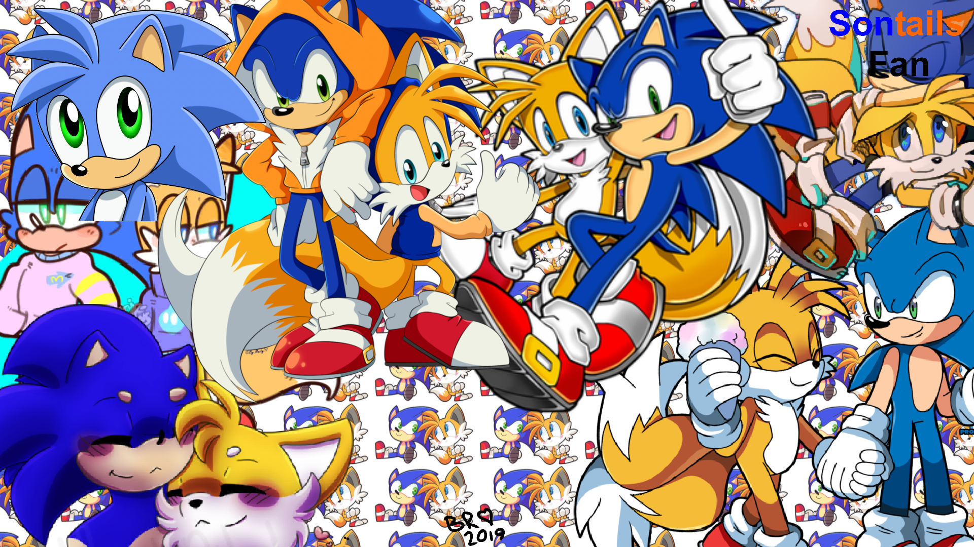 Sontails Deviantart Sontails Wallpaper 1024 x 600 by CCSonicPlayzYT on DeviantArt