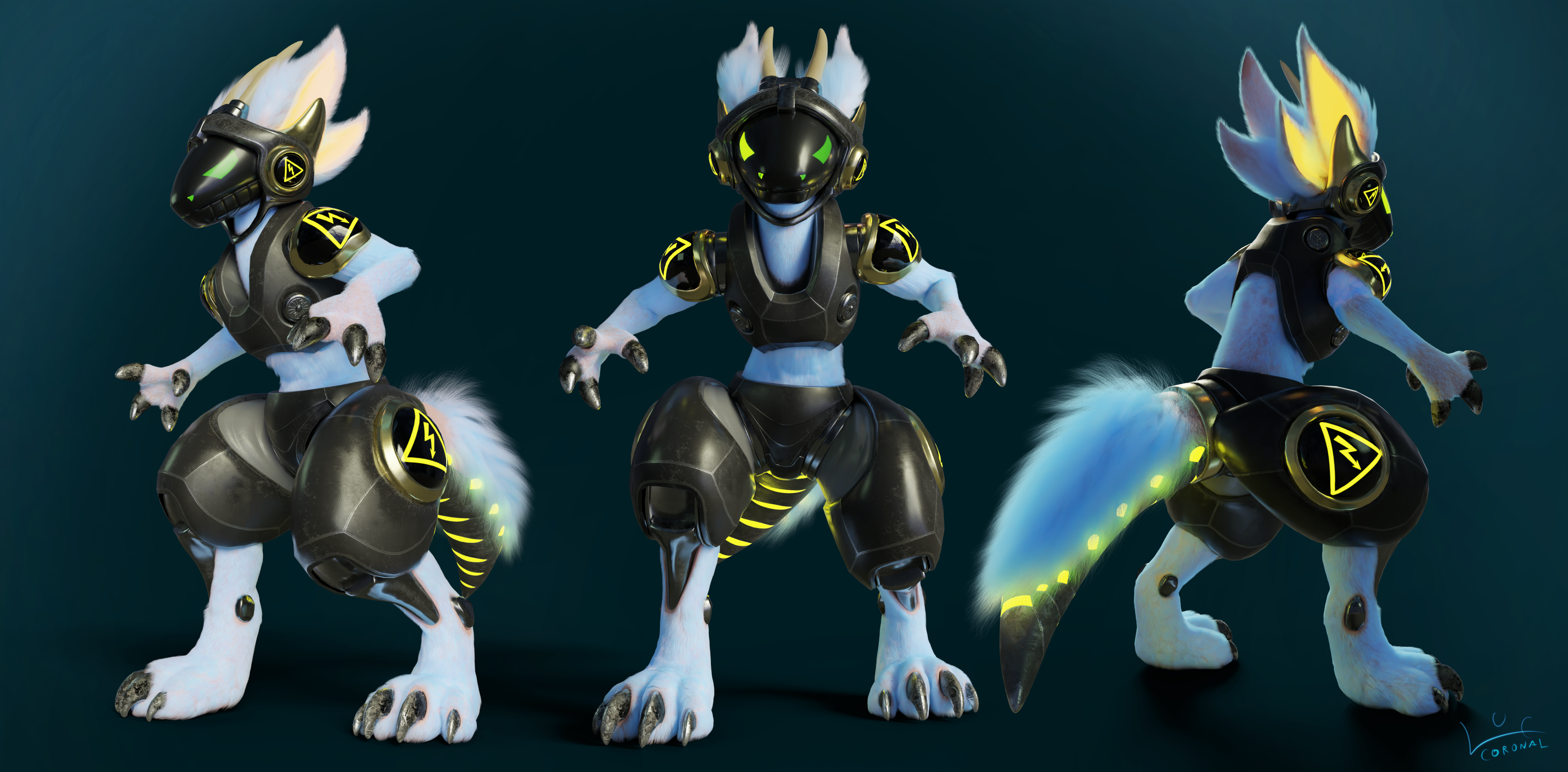 Protogen by Isaris-AI on DeviantArt