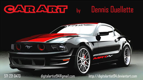 Car Art Mustang 2