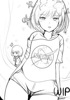 Earth-chan sketch