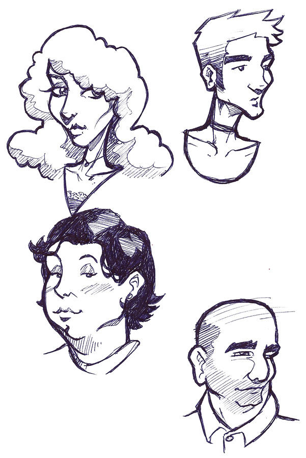 Pen Faces by Kimballgray on DeviantArt