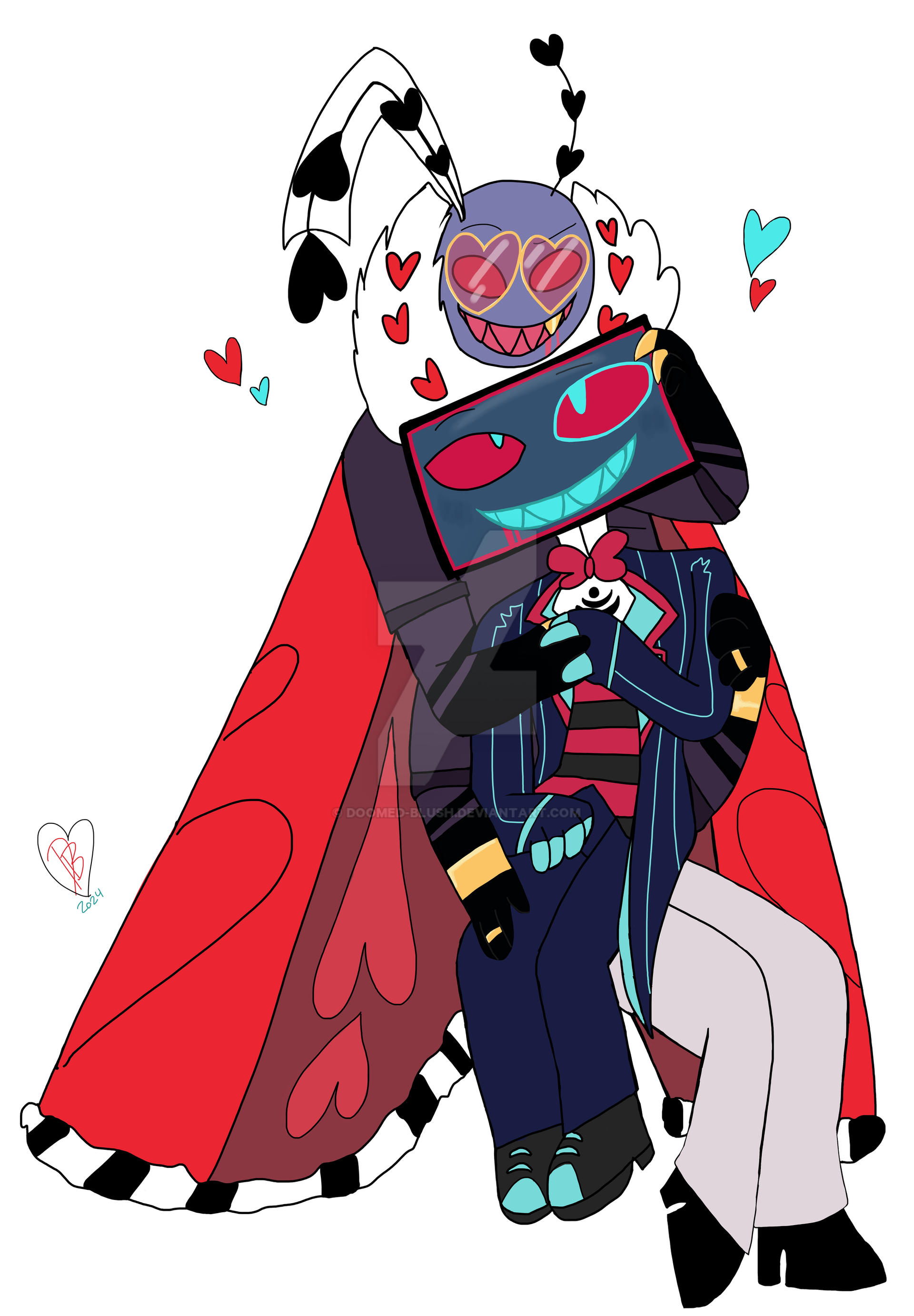 Human Staticmoth Cuddles (Staticmoth) by Doomed-Blush on DeviantArt