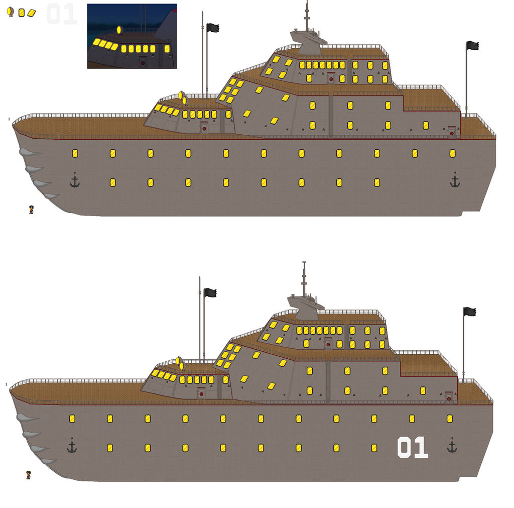 Modern Ship Sprite