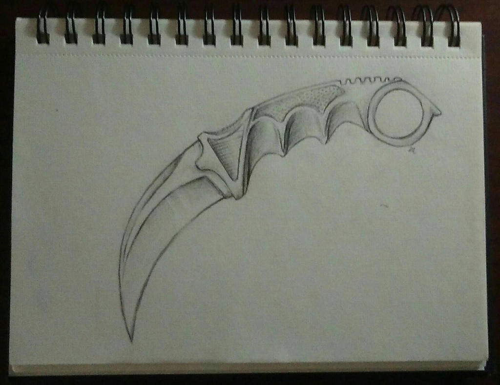 Karambit drawing by SevereHercules on DeviantArt